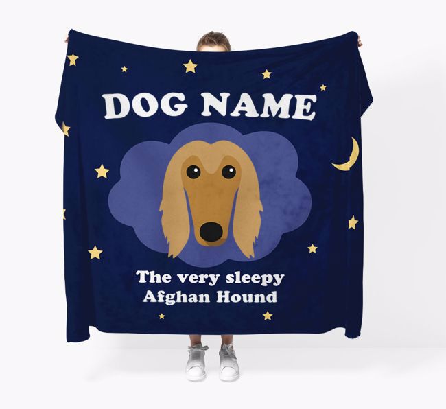 The Very Sleepy...: - Personalized {breedFullName} Throw Blanket